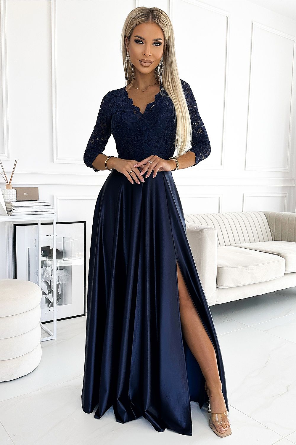  Long dress model 188119 Numoco 