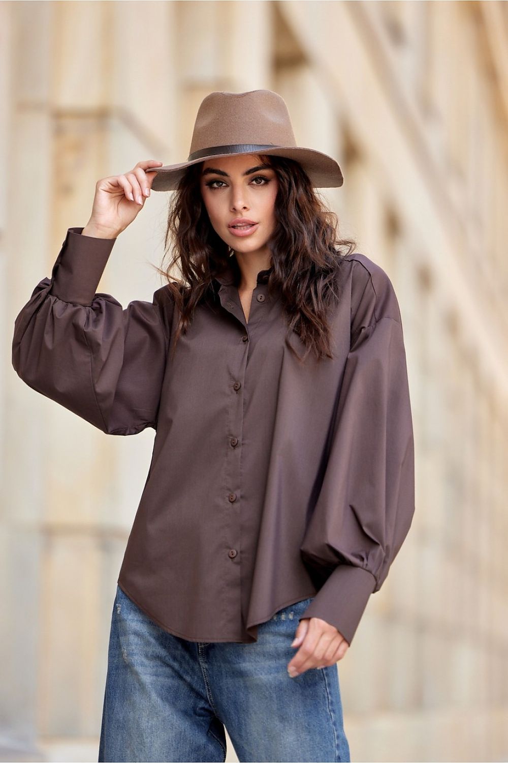  Long sleeve shirt model 200165 Roco Fashion 