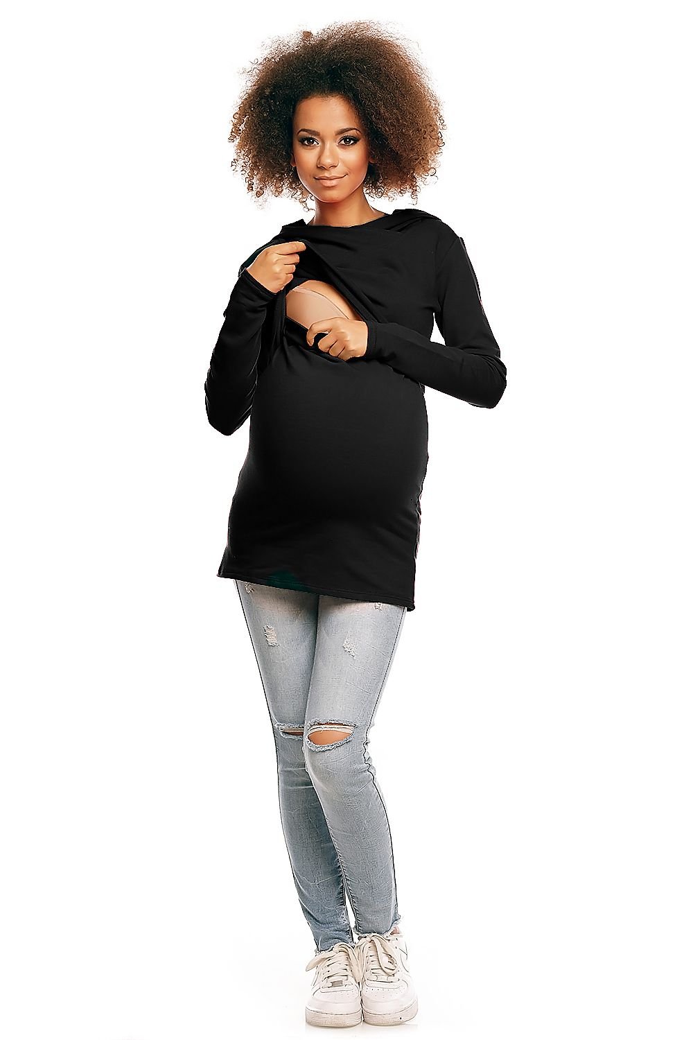  Maternity sweatshirt model 84463 PeeKaBoo 