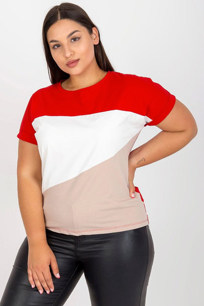  Plus size T-shirt model 166733 Relevance 